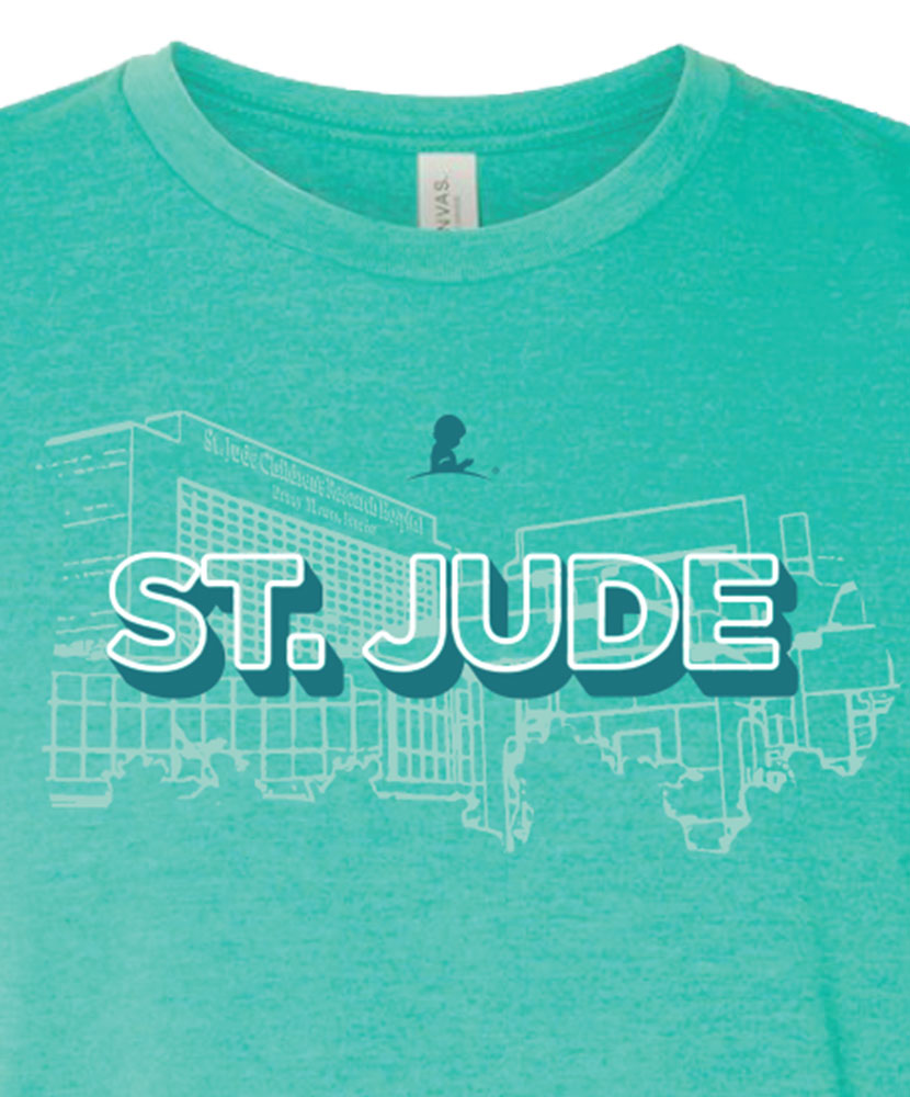 Unisex Campus Sketch St. Jude Crew T-Shirt